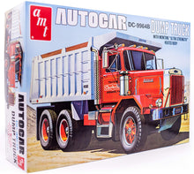 Load image into Gallery viewer, AMT Autocar Dump Truck - 1/25 Scale Model Truck Kit - Buildable Vintage Vehicle for Kids and Adults
