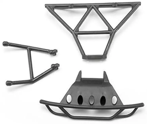 Traxxas 7035 Front and Rear Bumpers, 1/16 Slash