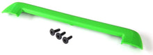 Load image into Gallery viewer, Traxxas 8912G Tailgate Protector, Green/ 3x15mm Flat-Head Screws (4)
