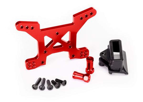 SHOCK TOWER FRONT ALUM RED