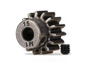 Traxxas 6487X 15-T Pinion Gear 1.0 Metric Pitch fits 5mm Shaft (Compatible with Steel spur Gears)