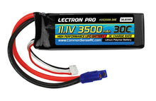Load image into Gallery viewer, Lectron Pro 11.1V 3500mAh 30C Lipo Battery with EC3 Connector for the E-Flite &amp; Parkzone Planes

