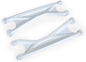 Suspension arms, white, upper (left or right, front or rear), heavy duty (2)
