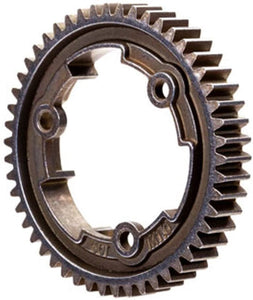 Spur gear, 50-tooth, steel (wide-face, 1.0 metric pitch)