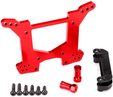 Traxxas 6738R Red Aluminum 7075-T6 Rear Shock Tower