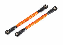 Load image into Gallery viewer, Toe links, front (TUBES orange-anodized, 6061-T6 aluminum) (2) (for use with #8995 WideMaxx suspension kit)
