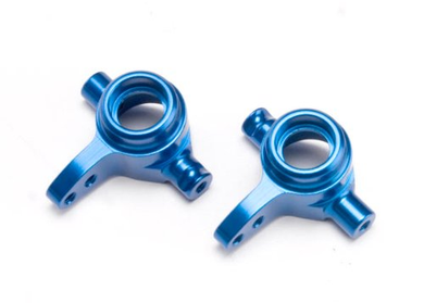 Traxxas 6837X Blue-Anodized 6061-T6 Aluminum Left and Right Steering Blocks