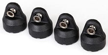 Load image into Gallery viewer, Shock caps (black) (4) (assembled with hollow balls)
