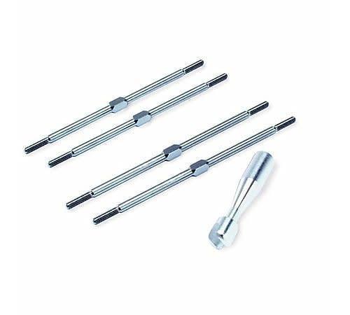 Traxxas 2338X Titanium Turnbuckles, 94mm with Wrench (pair)
