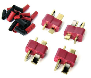 Deans-type Connectors - 4-Pack - Male #DEANS-4PK-M
