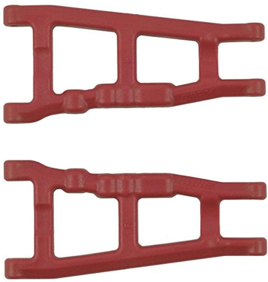 Front,  Rear A-Arms, Red: Slash 4x4