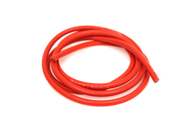 RCE1215  12 Gauge Silicone Wire, 3' Red