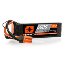 Load image into Gallery viewer, 5000mAh 6S 22.2V 100C Smart LiPo Battery; IC5

