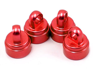 Traxxas 3767X Red-Anodized Aluminum Shock Caps for Ultra Shocks (set of 4)