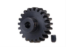 Load image into Gallery viewer, Gear, 21-T pinion (32-p), heavy duty (machined, hardened steel)/ set screw
